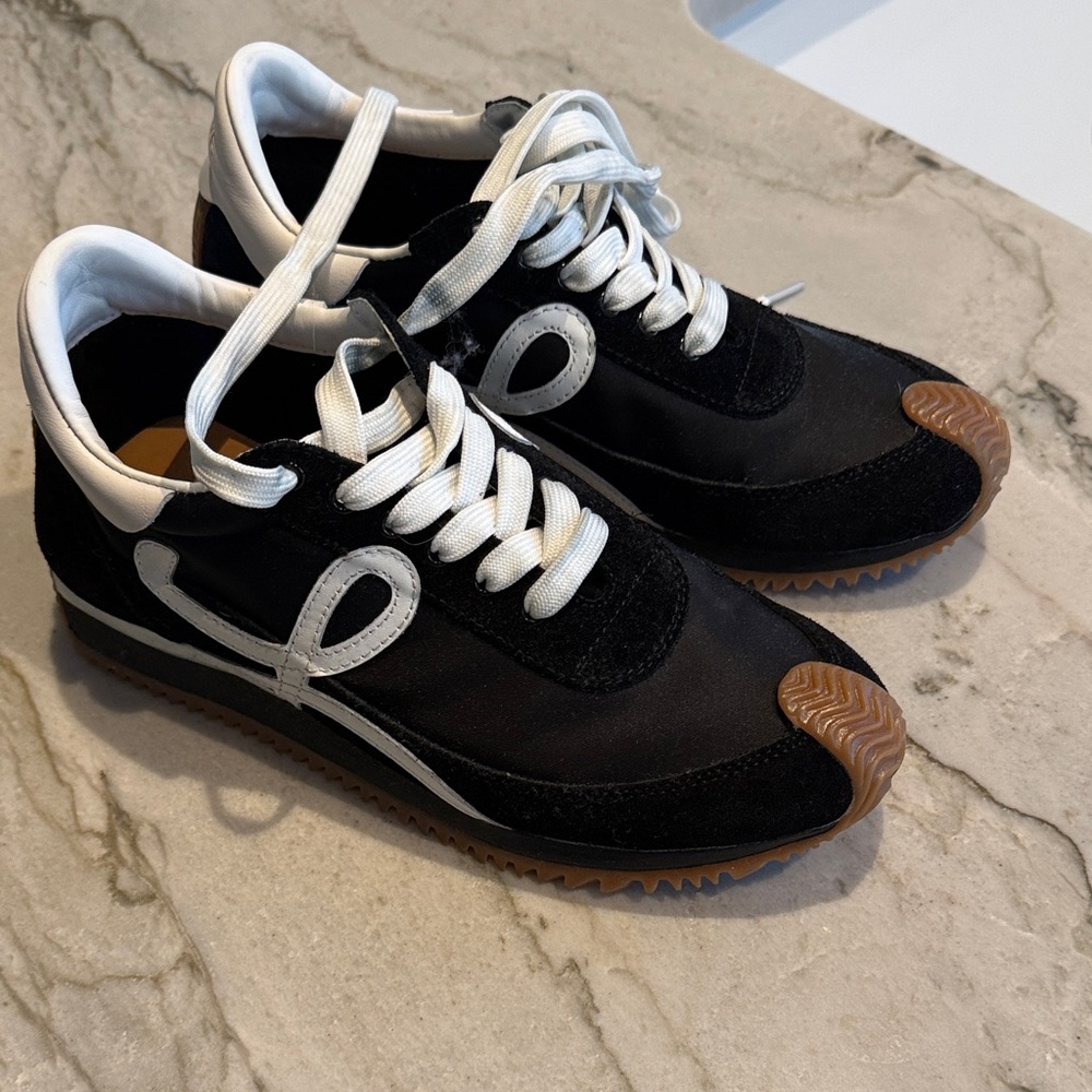 Black and White Sneakers Loewe inspired